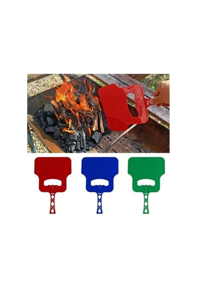 Plastik Mangal Yelpazesi-Barbekü Yelpazesi, Mangal Harlama Yelpazesi,Piknik Mangal Yelpazesi,Yelpaze